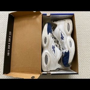 Reebok Question Low White Iverson Edition